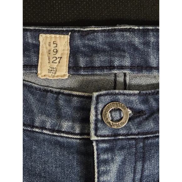 Volcom Stix Skinny shortie Jeans Dark Wash Denim Straight Leg Size 27 X 29 - Picture 3 of 16